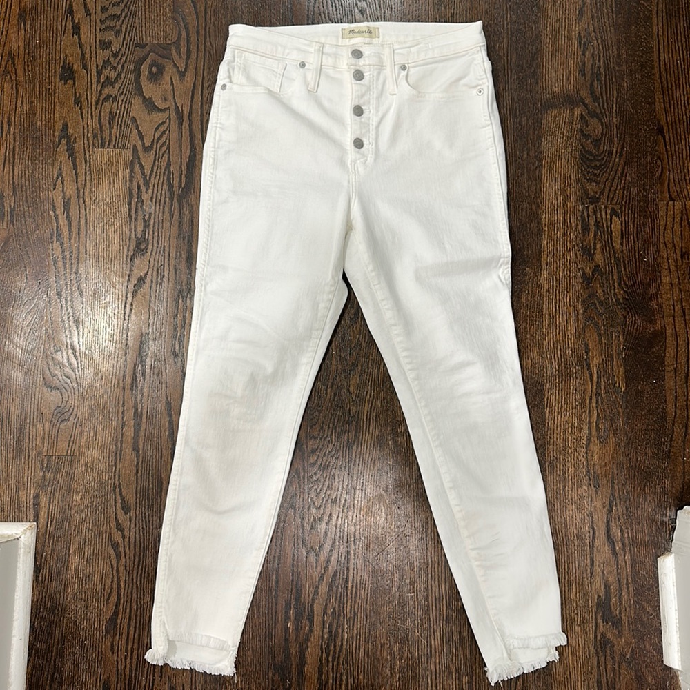 MADEWELL WHITE JEANS